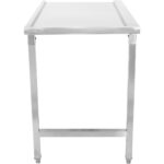 Purkupöytä oikea puoli 1100x650x850mm Ei alahyllyä Ei roiskesuojaa Ruostumatonta terästä | Adexa SWT11065L - Image 2