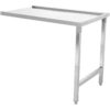 Purkupöytä Oikea puoli 600x650x850mm Ei alahyllyä Ei roiskesuojaa Ruostumaton teräs | Adexa SWT6065L