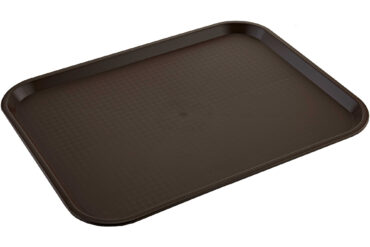 Ruokalan tarjotin polypropeeni suorakulmainen 450x350mm kahvi | Adexa TF0002C