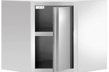 Seinäkaappi Kulmayksikkö Ruostumaton teräs 700x700x650mm | Adexa VWCC77