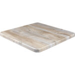 Laminoitu Neliöpöytälevy Valkoinen 30x30" | Adexa TT3030WHITE - Image 2