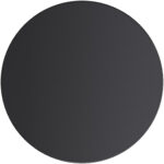 Laminoitu Pyöreä Pöytälevy Käännettävä Mahonki & Musta Ø76 cm | Adexa TT30RMB - Image 3