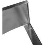 Seinähylly ja keittiövälineripustin 12 koukulla, ruostumaton teräs, 1200x300x300mm | Adexa VMR1230 - Image 3