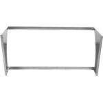 Seinähylly ja keittiövälineripustin 12 koukulla, ruostumaton teräs, 1200x300x300mm | Adexa VMR1230 - Image 5