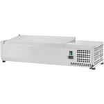 Jäähdytetty tarjoilutaso 1200mm 5xGN1/4 Syvyys 330mm Ruostumaton teräskansi | Adexa EA12 - Image 2