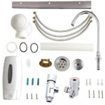 Kaupallinen Käsienpesuallas Polvikäyttöinen Ruostumaton Teräs | Adexa WB002 - Image 6