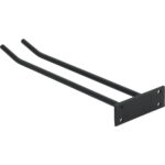 Viinilasiteline Musta Seinään kiinnitettävä Pituus 300 mm 3 viinilasia | Adexa WGA18500300B - Image 3