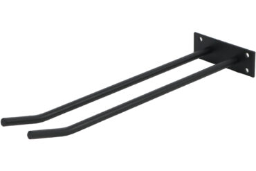 Viinilasiteline Musta Seinään kiinnitettävä Pituus 300 mm 3 viinilasia | Adexa WGA18500300B