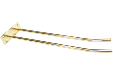 Viinilasin Teline Kultainen Seinään Kiinnitettävä Pituus 400mm 4 viinilasille | Adexa WGA18500400G