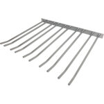 Viinilasiteline Hopea Seinään asennettava Pituus 300 mm 15 viinilasille | Adexa WGA58500300S