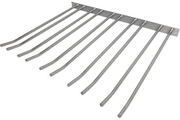 Viinilasiteline Hopea Seinään asennettava Pituus 300 mm 15 viinilasille | Adexa WGA58500300S