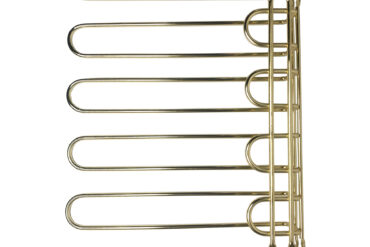 Viinilasilasi Teline Kulta Kattokiinnitys Pituus 450mm 20 viinilasille | Adexa WGR5G