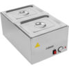 Kaupallinen Bain Marie, sisältää 2xGN1/2-säiliöt kannella | Adexa WH706612