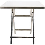 Taitettava ruostumattomasta teräksestä valmistettu bistropöytä 600x600x700mm | Adexa WHBT6060 - Image 5