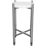 Kaupallinen ruostumattomasta teräksestä valmistettu leikkuulauta / Lihakaupan pöytä ⌀520*750mm | Adexa WHCY0303