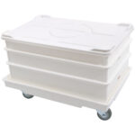 Pizzataikinan laatikko 600x400x130mm polyeteeni | Adexa WHDB4130 - Image 3