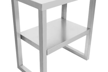 Kaupallinen keittiön kuljetin, 2 tasoa, ruostumatonta terästä, 600x370x700 mm | Adexa WHDS603770