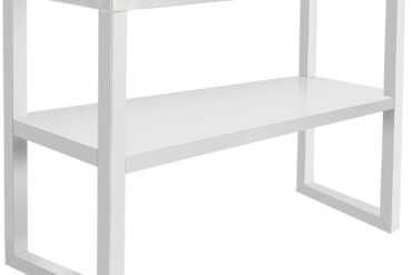 Kaupallinen keittiöhylly 2 tasoa Ruostumaton teräs 900x370x700mm | Adexa WHDS903770