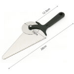 2-in-1 pizzaleikkuri ja tarjoilija ruostumattomasta teräksestä | Adexa WHK057 - Image 2