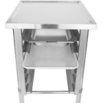 Kaupallinen laitejalusta, jossa 6-tasoinen tarjotinhylly GN1/1 Merireunat 600x600x900mm | Adexa WHMTR6060 - Image 2