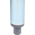 Ruostumattomasta teräksestä valmistettu kaupallinen laitetaso galvanoidulla alahyllyllä ja merireunoilla 800x700x600mm | Adexa WHMT7080 - Image 2