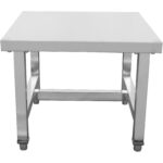 Kaupallinen Laiteteline / Matalapöytä Ruostumaton Teräs 450x450x400mm | Adexa WHPS4545 - Image 7