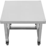 Kaupallinen Laiteteline / Matalapöytä Ruostumaton Teräs 450x450x400mm | Adexa WHPS4545 - Image 6