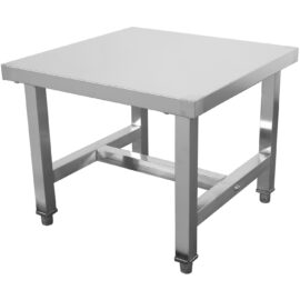 Kaupallinen laitealusta / Matala pöytä ruostumattomasta teräksestä 500x500x400mm | Adexa WHPS5050