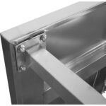 Kaupallinen Laiteteline / Matalapöytä Ruostumaton Teräs 450x450x400mm | Adexa WHPS4545 - Image 5