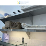 Seinähylly ruostumatonta terästä 1500x300x250mm | Adexa WHWS126018 - Image 2