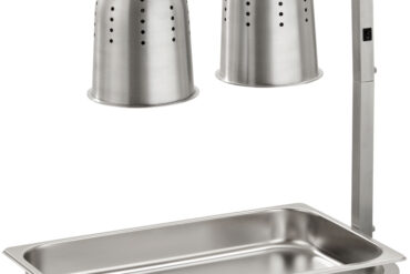 Kaupallinen Ruoanlämmitin 2 lämmityslampulla GN1/1 | Adexa WL550