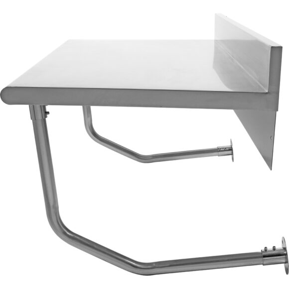 Ammatillinen seinään kiinnitettävä työpöytä ruostumaton teräs 600x600x900mm | Adexa WMTB6060 - Image 2