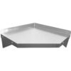 Seinähylly Kulmayksikkö Ruostumaton Teräs 600x600x250mm | Adexa WSCN6030