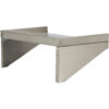 Seinähylly 1 taso 3 sivua ylöspäin 900x400x254mm Ruostumaton teräs | Adexa WSW40090B - Image 5