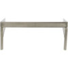 Seinähylly 1 taso 3 sivua ylöspäin 900x400x254mm Ruostumaton teräs | Adexa WSW40090B - Image 4