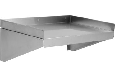 Seinähylly 1 taso, 3 reunaa ylöspäin 1500x400x254mm, ruostumaton teräs | Adexa WSW400150B