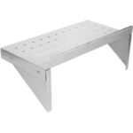 Seinähylly perforoitu 1 taso Ruostumaton teräs 800x350x254mm | Adexa WSW35080P - Image 5