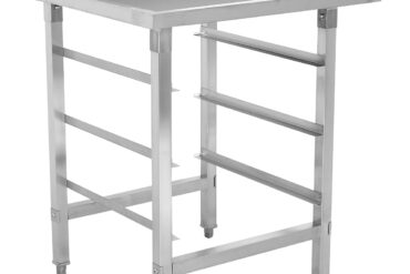 Purkupöytä vasen puoli 600x650x850mm Astianpesukoneen kori telineellä Roiskesuoja Ruostumaton teräs | Adexa WTF6065L