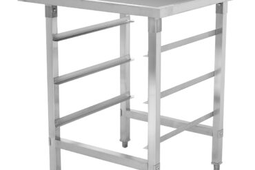 Purkupöytä oikea puoli 800x650x865mm Astianpesukoneen koritelineellä Roiskesuojalla Ruostumaton teräs | Adexa WTF6065R