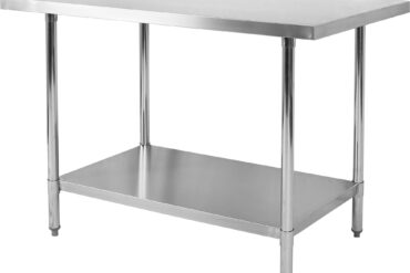 Kaupallinen työpöytä Ruostumaton teräs Alahylly 800x700x900mm | Adexa WT7080WO