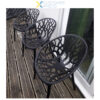 Bistro Ruokailutuoli Muovi Musta Sisä- & Ulkotiloihin | Adexa WW030BLACK - Image 7