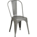 Bistro Ruokatuoli Teräs Harmaa Metalli Sisätiloihin | Adexa WW163DG