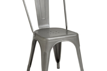 Bistro Ruokatuoli Teräs Harmaa Metalli Sisätiloihin | Adexa WW163DG