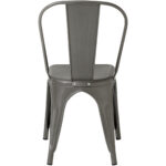 Bistro Ruokatuoli Teräs Harmaa Metalli Sisätiloihin | Adexa WW163DG - Image 3