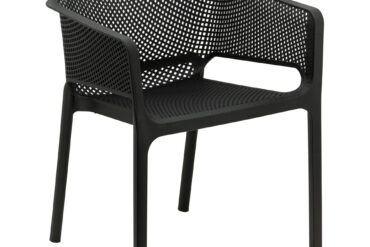 Bistro Ruokatuoli Muovi Musta Sisä- ja Ulkokäyttöön | Adexa WW6044B