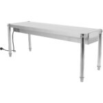 Kaupallinen Kaaripylväs Strip-lämmittimellä ja Valaistuksella 600mm | Adexa XDHHB6001T - Image 10