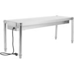 Kaupallinen Kaaripylväs Strip-lämmittimellä ja Valaistuksella 600mm | Adexa XDHHB6001T - Image 6