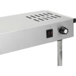 Kaupallinen siltapöytä lämpövastuksella ja valaistuksella 650x315x457mm | Adexa XDHHC600 - Image 2