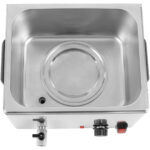 Kaupallinen pastankeittolaite, sähköinen, 2 koria, 8 litraa, pöytämalli | Adexa XDPAC8 - Image 3