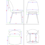 Side Dining Chair PU-nahkaistuin Vaaleanharmaa | Adexa GSYH003LG - Image 5